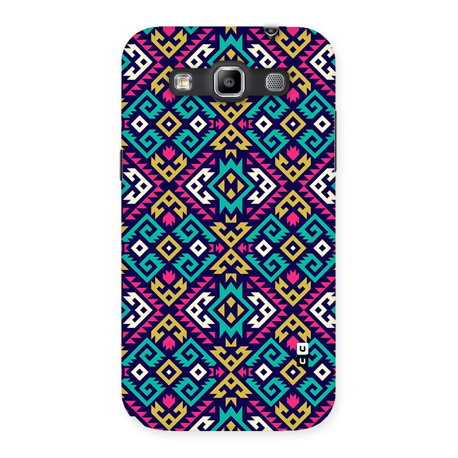 Retro Geometric Pattern Back Case for Galaxy Grand Quattro