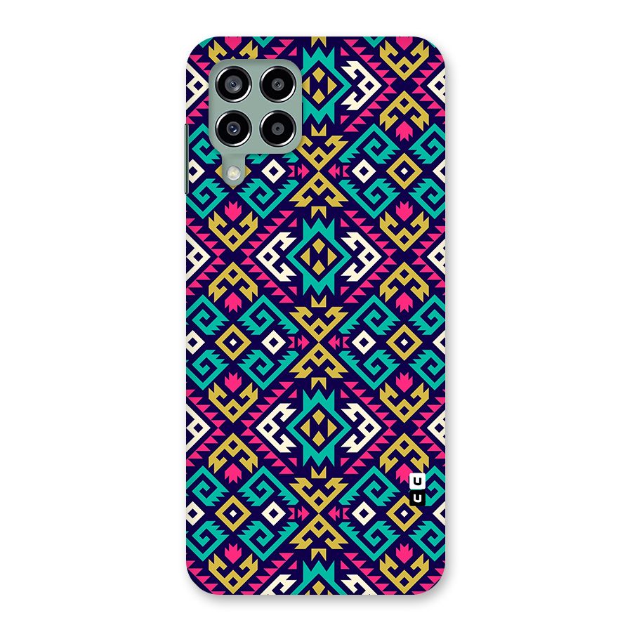 Retro Geometric Pattern Back Case for Galaxy M33