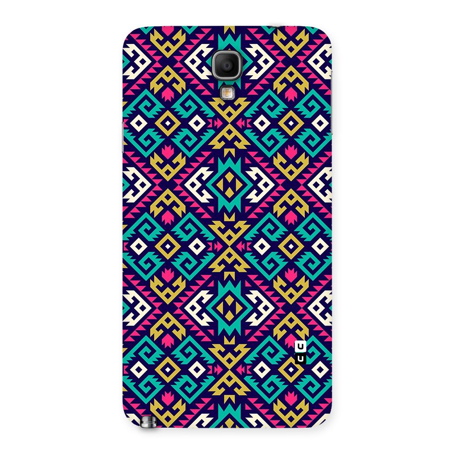 Retro Geometric Pattern Back Case for Galaxy Note 3 Neo