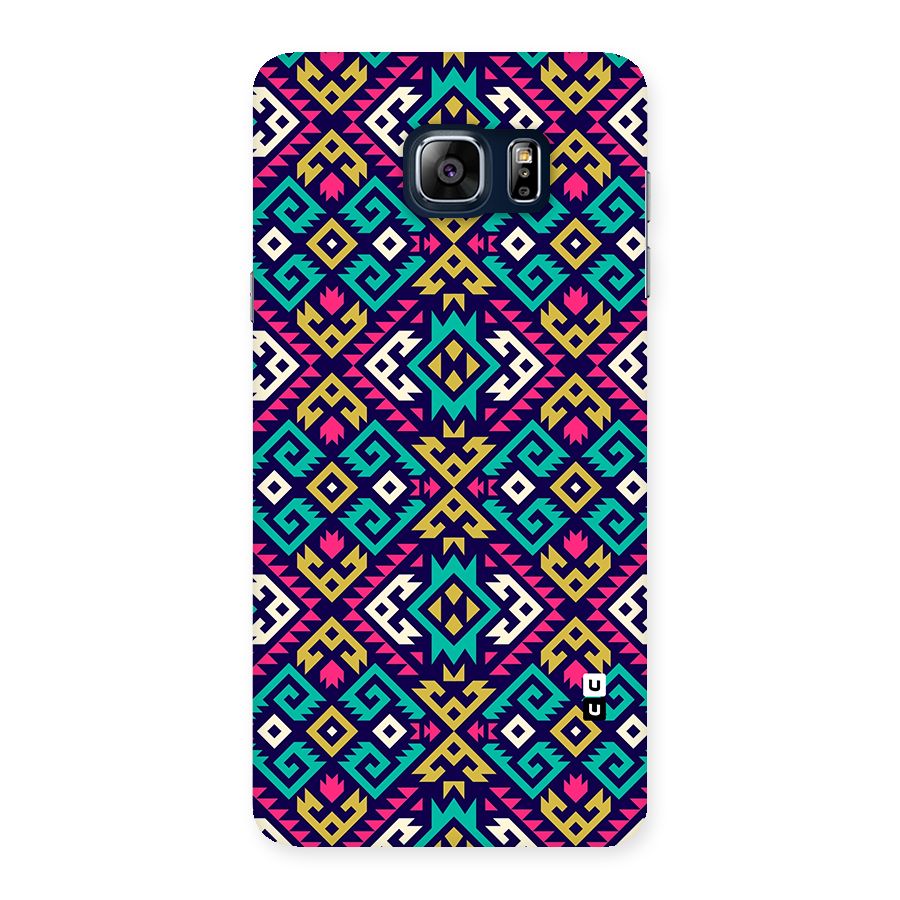 Retro Geometric Pattern Back Case for Galaxy Note 5