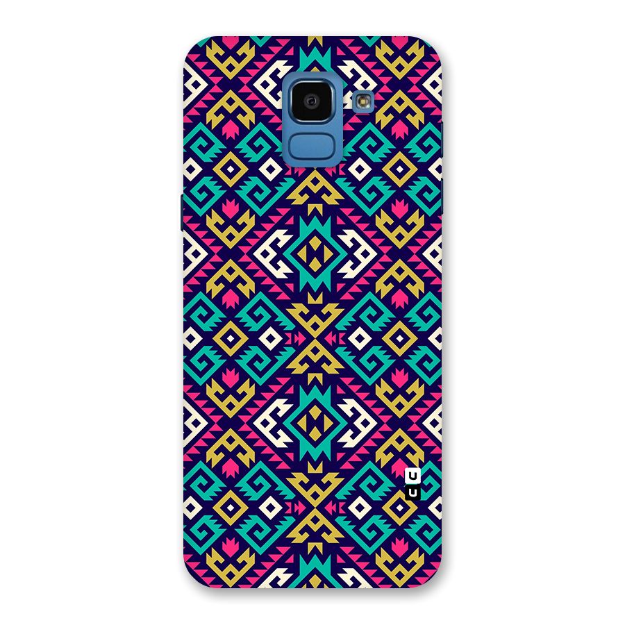 Retro Geometric Pattern Back Case for Galaxy On6