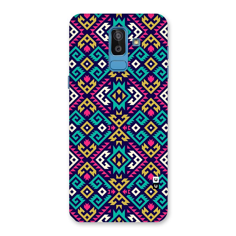 Retro Geometric Pattern Back Case for Galaxy On8 (2018)