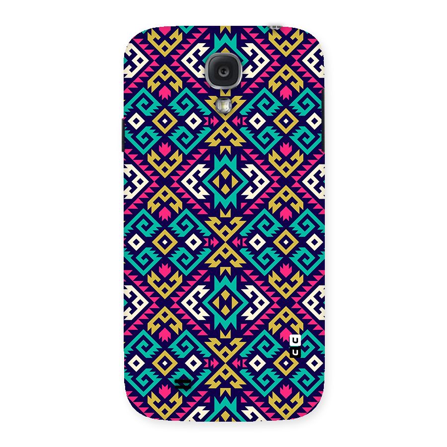 Retro Geometric Pattern Back Case for Galaxy S4