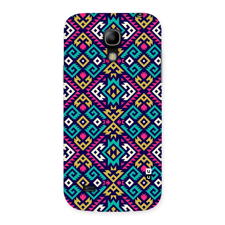 Retro Geometric Pattern Back Case for Galaxy S4 Mini