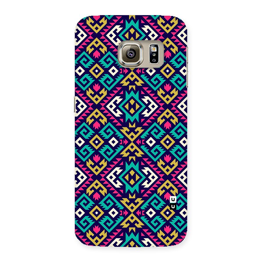 Retro Geometric Pattern Back Case for Galaxy S6 edge