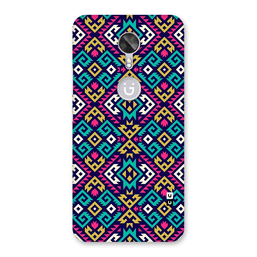 Retro Geometric Pattern Back Case for Gionee A1
