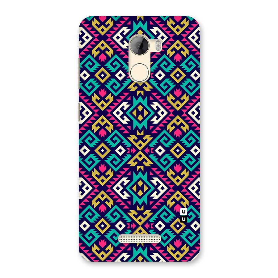 Retro Geometric Pattern Back Case for Gionee A1 LIte