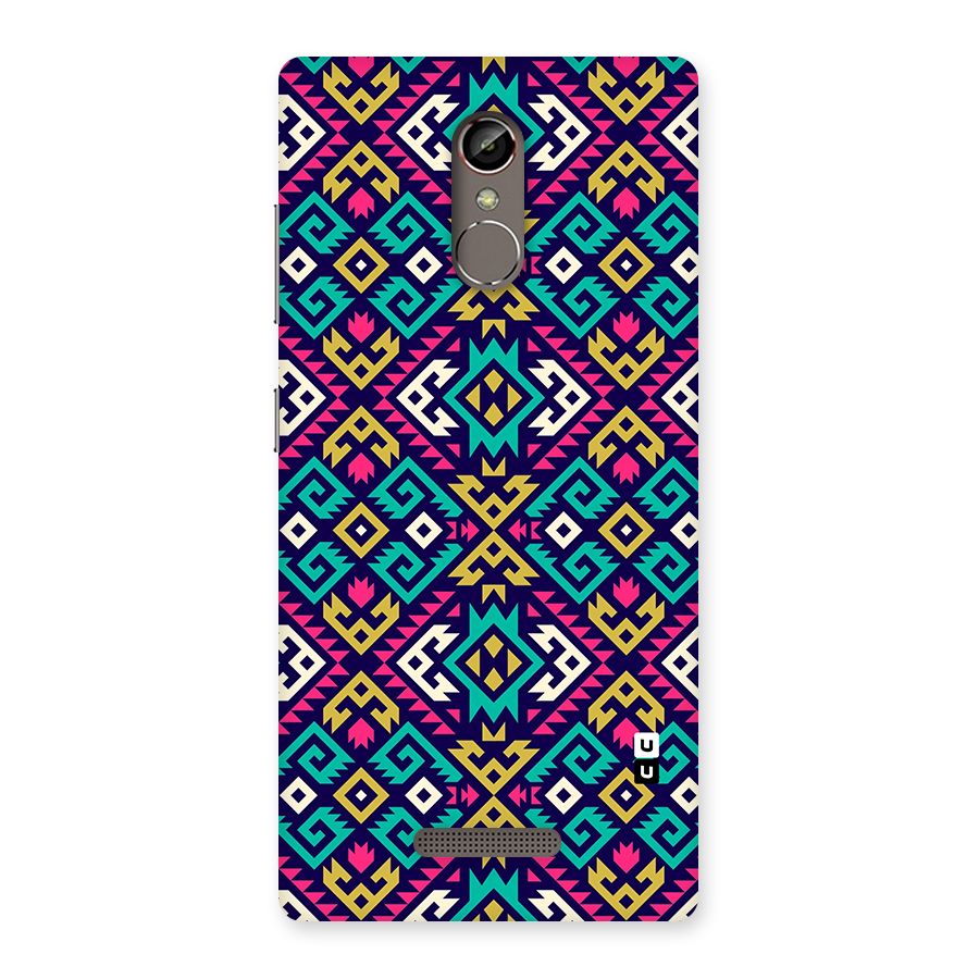 Retro Geometric Pattern Back Case for Gionee S6s