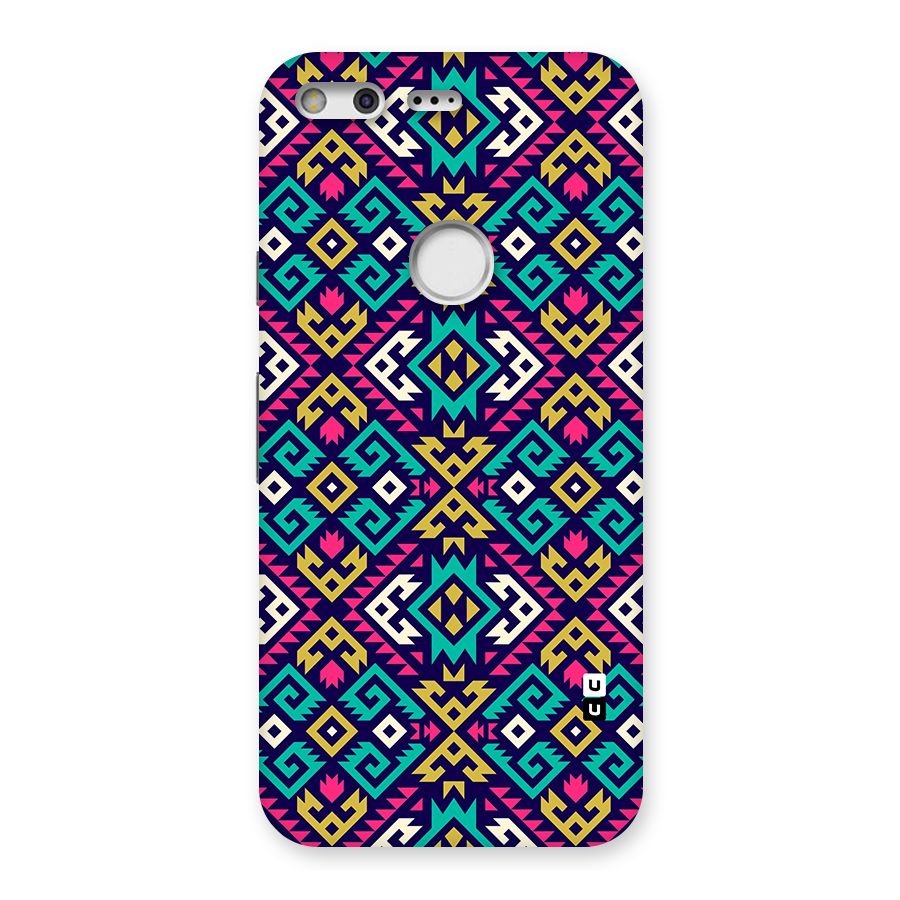 Retro Geometric Pattern Back Case for Google Pixel