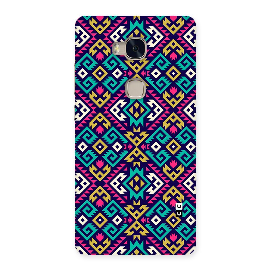 Retro Geometric Pattern Back Case for Honor 5X