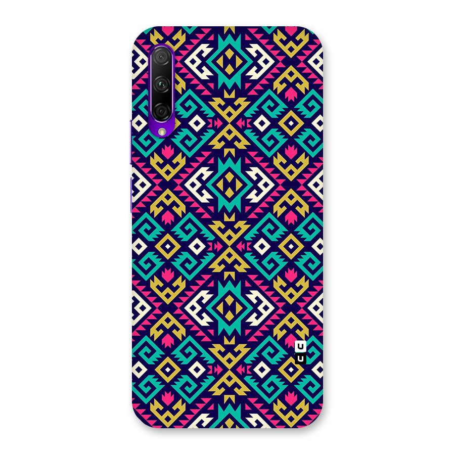 Retro Geometric Pattern Back Case for Honor 9X Pro