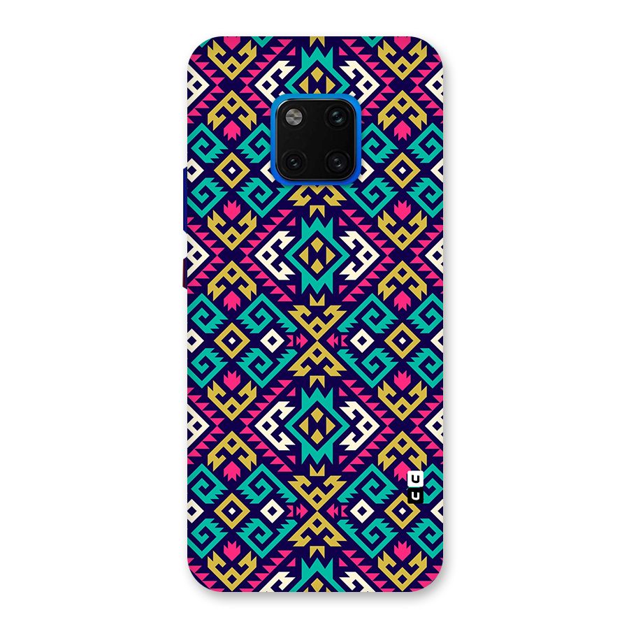 Retro Geometric Pattern Back Case for Huawei Mate 20 Pro