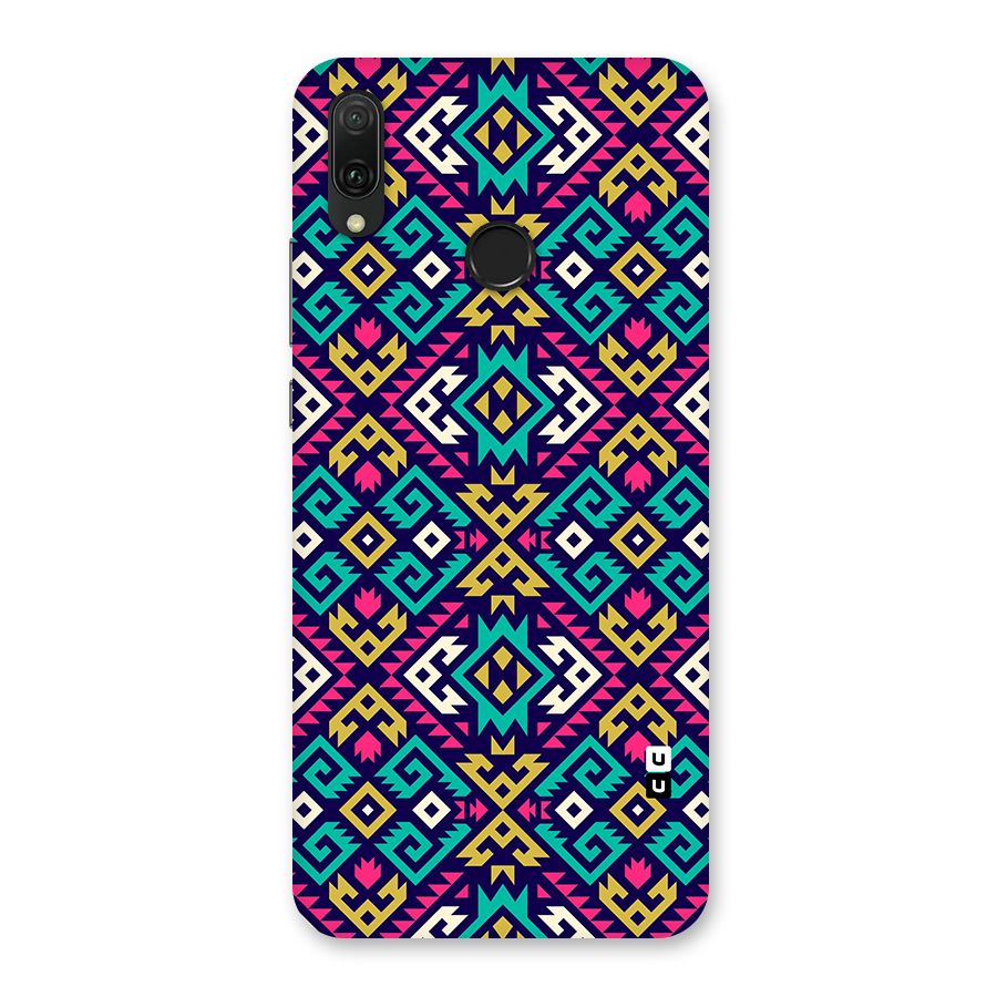 Retro Geometric Pattern Back Case for Huawei Y9 (2019)