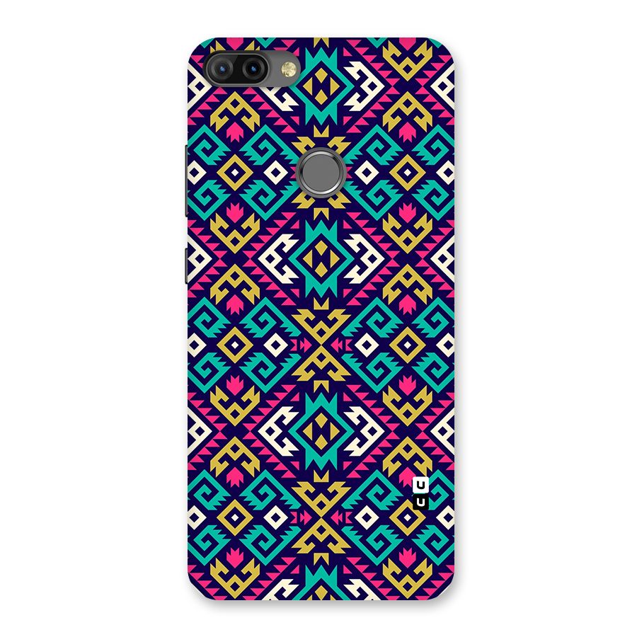 Retro Geometric Pattern Back Case for Infinix Hot 6 Pro