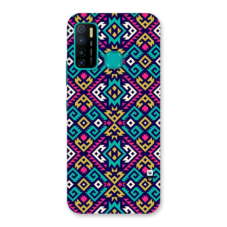 Retro Geometric Pattern Back Case for Infinix Hot 9 Pro