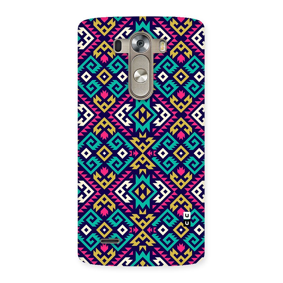 Retro Geometric Pattern Back Case for LG G3