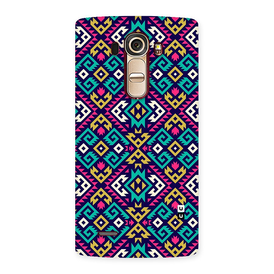 Retro Geometric Pattern Back Case for LG G4
