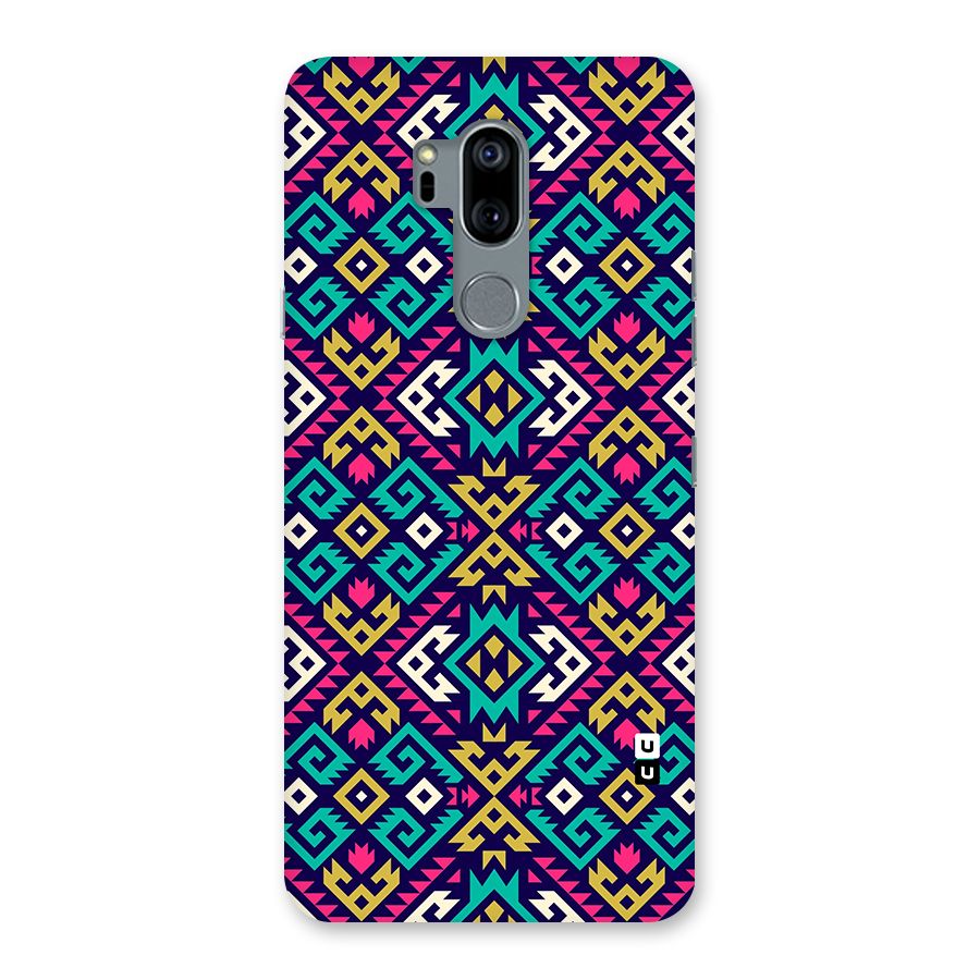 Retro Geometric Pattern Back Case for LG G7