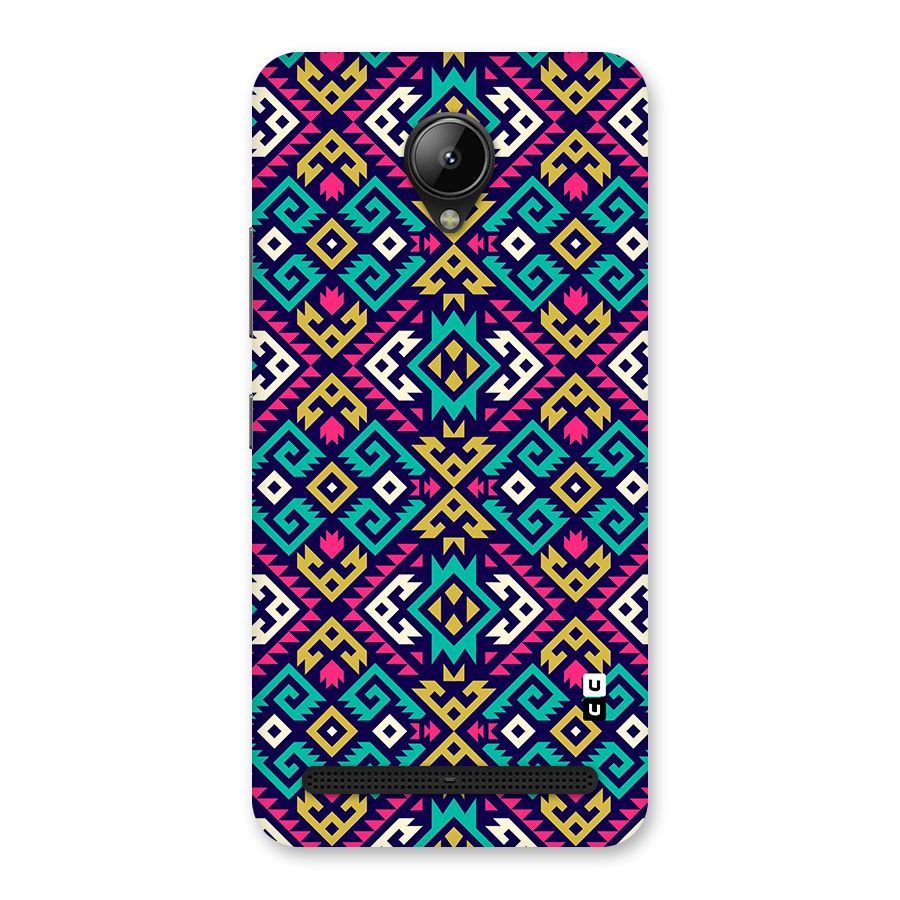 Retro Geometric Pattern Back Case for Lenovo C2