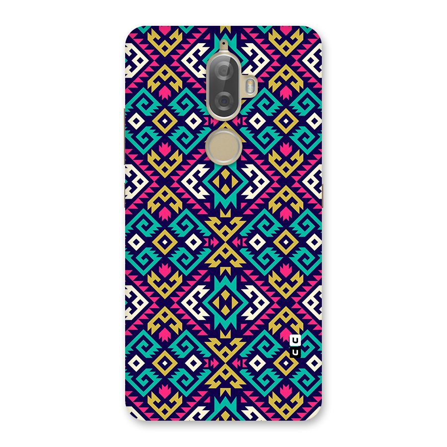 Retro Geometric Pattern Back Case for Lenovo K8 Plus