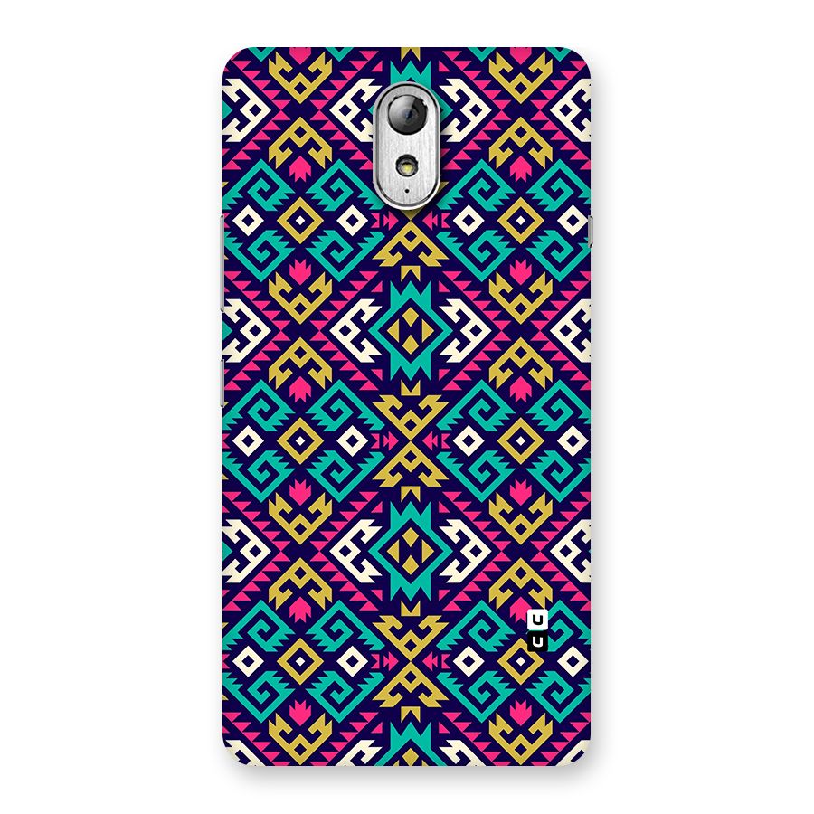 Retro Geometric Pattern Back Case for Lenovo Vibe P1M
