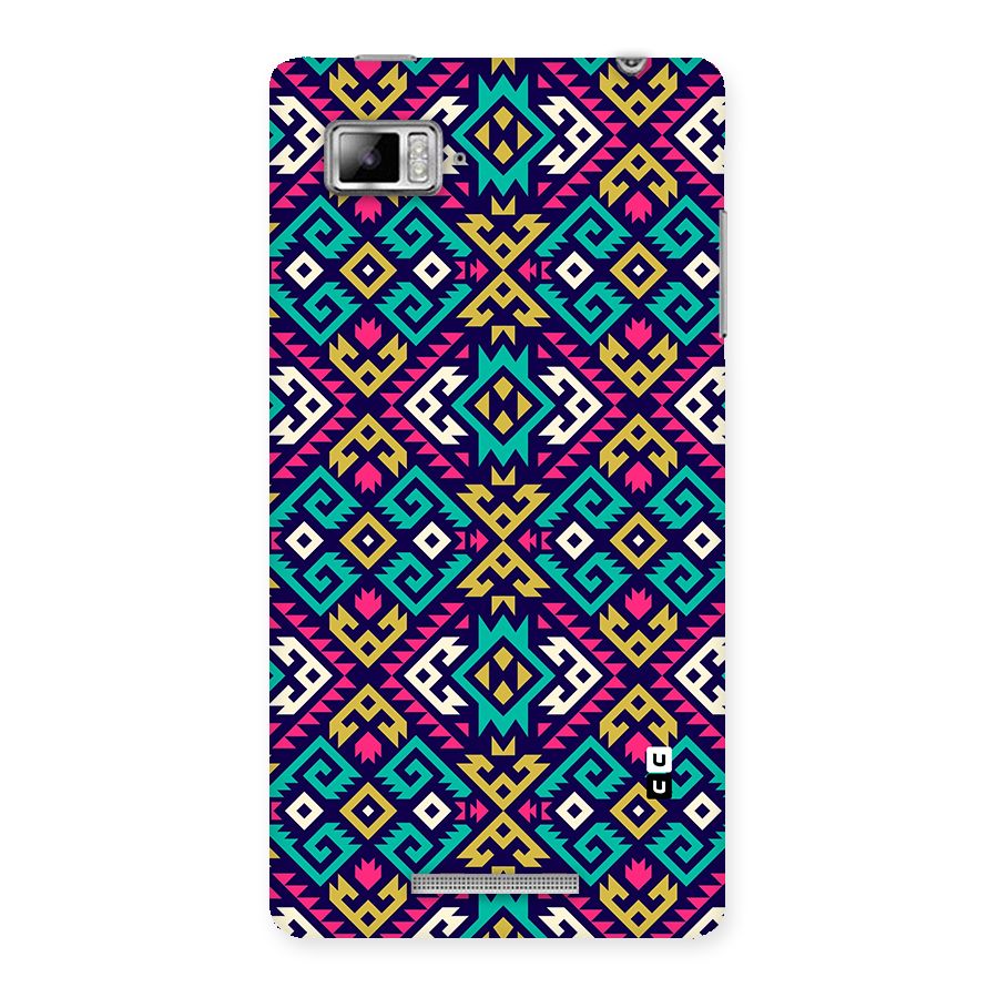 Retro Geometric Pattern Back Case for Lenovo Vibe Z K910