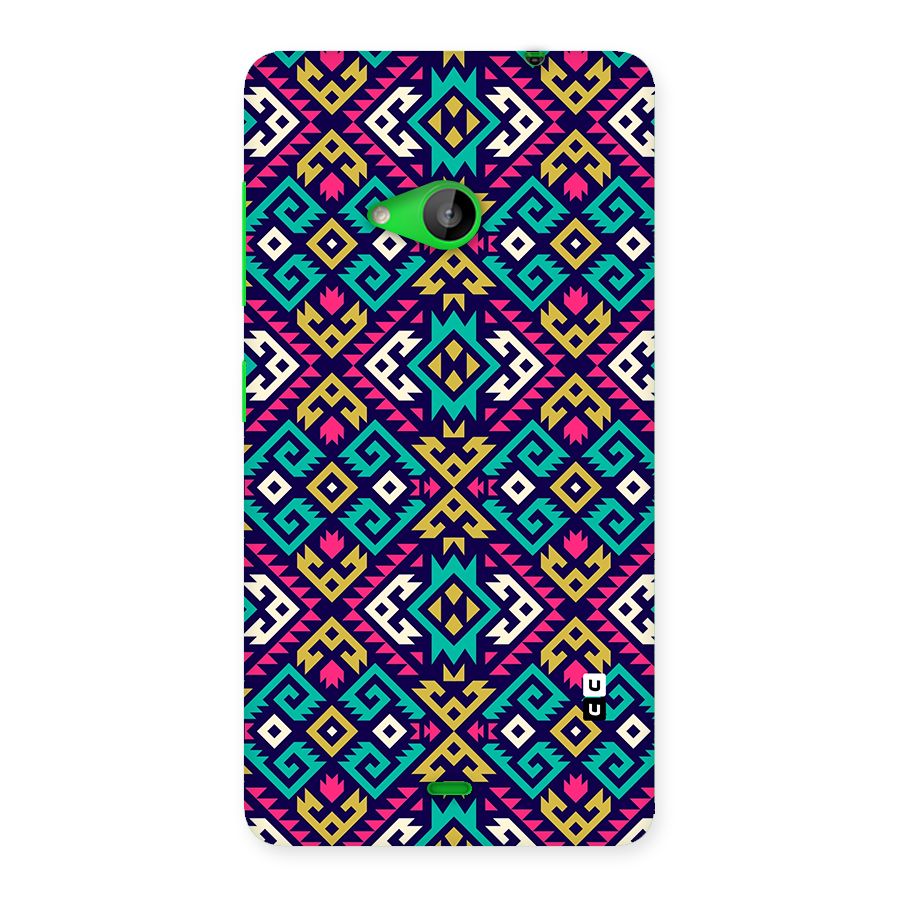 Retro Geometric Pattern Back Case for Lumia 535