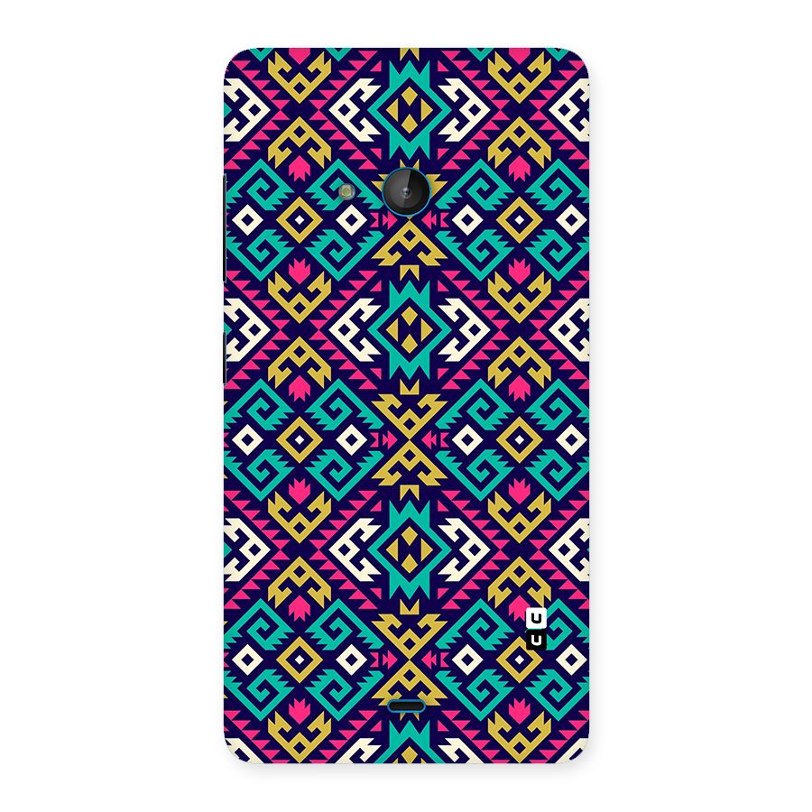Retro Geometric Pattern Back Case for Lumia 540