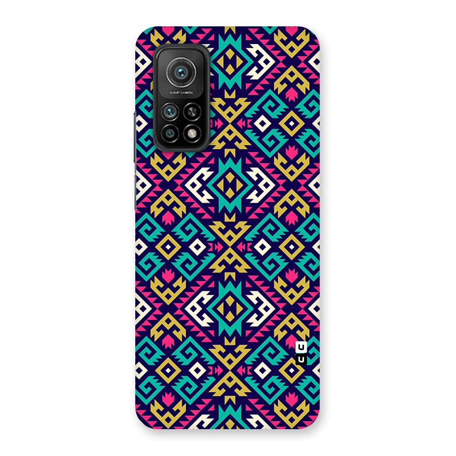Retro Geometric Pattern Back Case for Mi 10T 5G