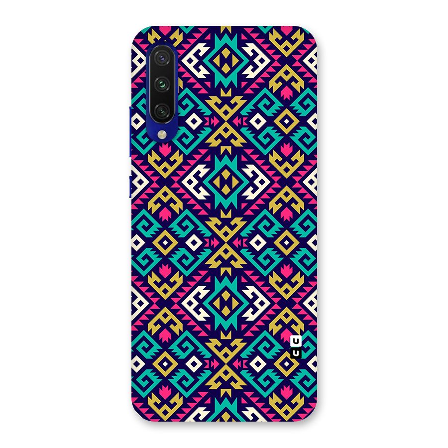 Retro Geometric Pattern Back Case for Mi A3