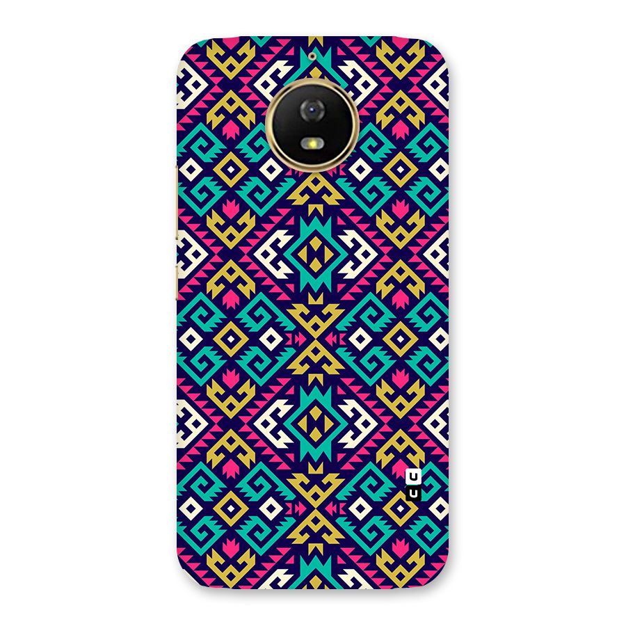 Retro Geometric Pattern Back Case for Moto G5s