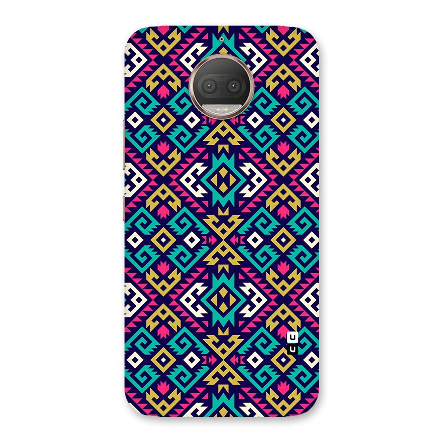 Retro Geometric Pattern Back Case for Moto G5s Plus