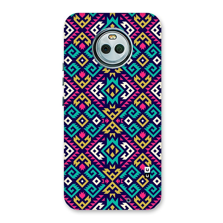 Retro Geometric Pattern Back Case for Moto X4