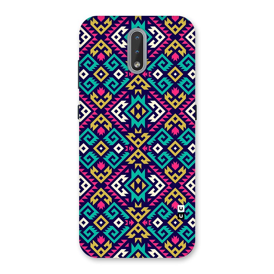 Retro Geometric Pattern Back Case for Nokia 2.3
