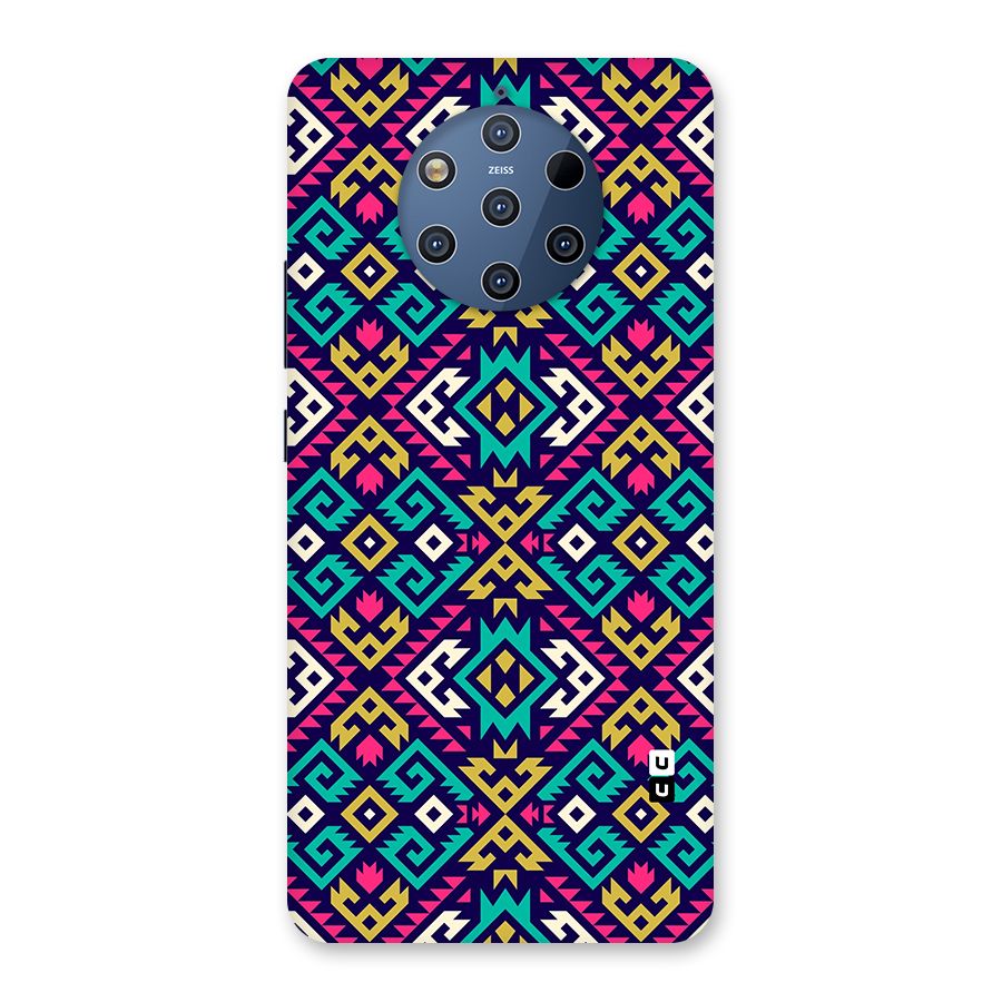 Retro Geometric Pattern Back Case for Nokia 9 PureView