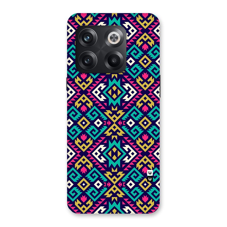 Retro Geometric Pattern Back Case for OnePlus 10T