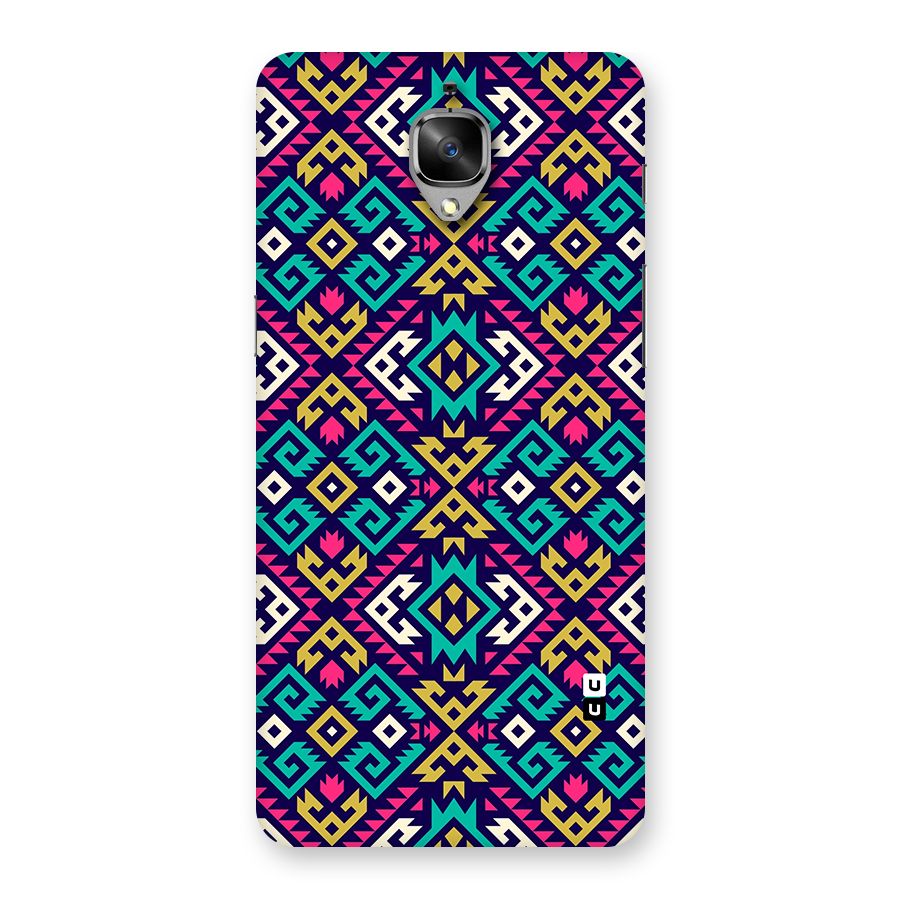 Retro Geometric Pattern Back Case for OnePlus 3