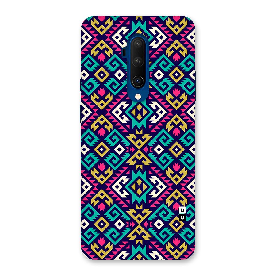 Retro Geometric Pattern Back Case for OnePlus 7T Pro