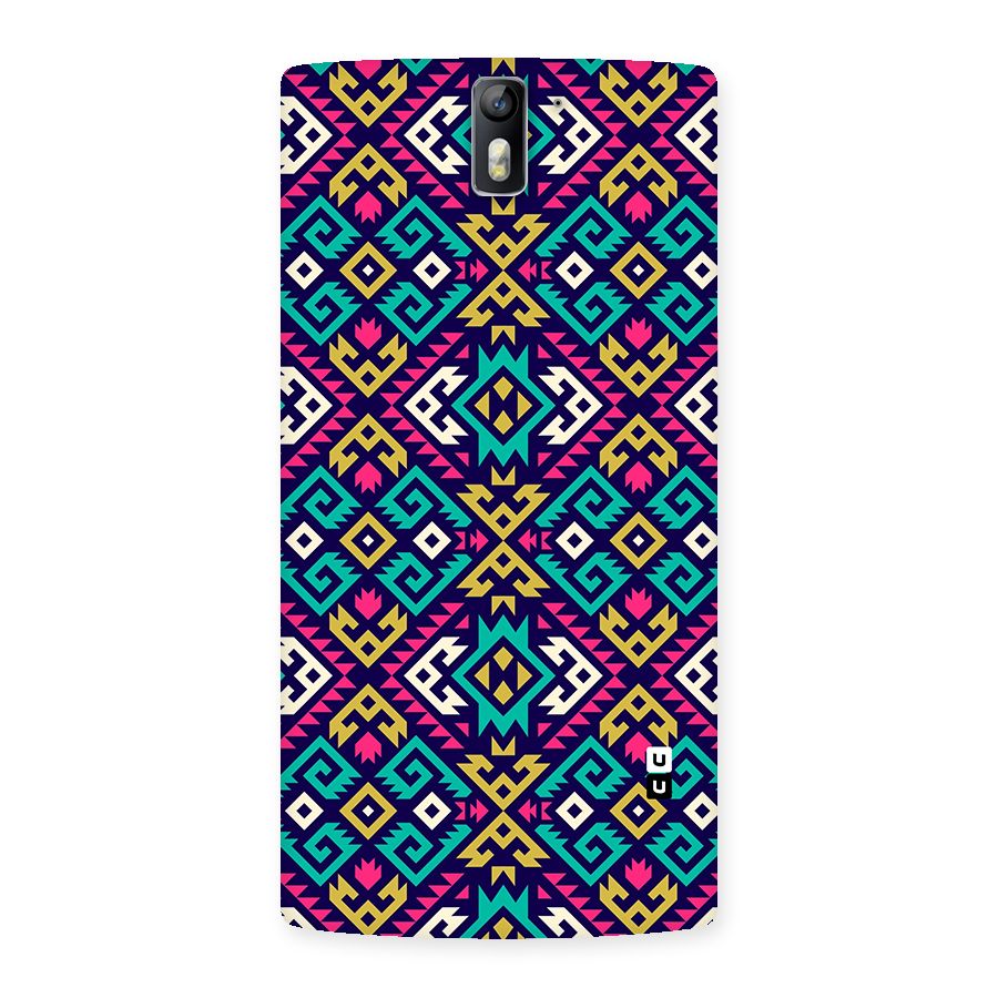 Retro Geometric Pattern Back Case for OnePlus One