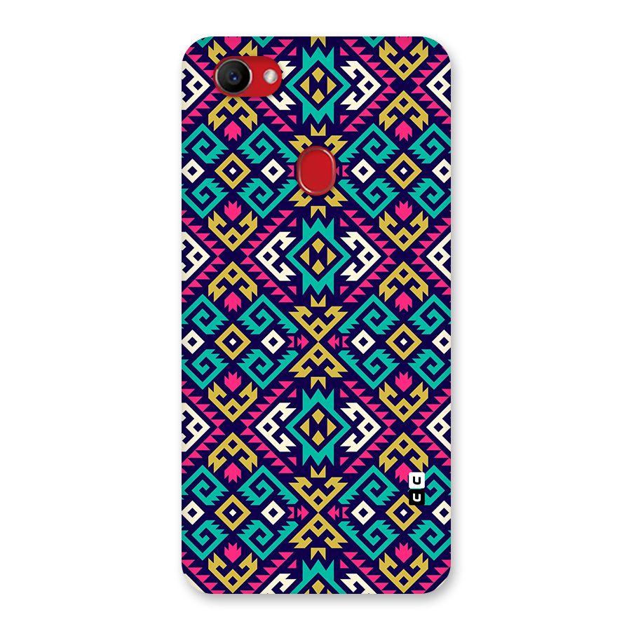 Retro Geometric Pattern Back Case for Oppo F7