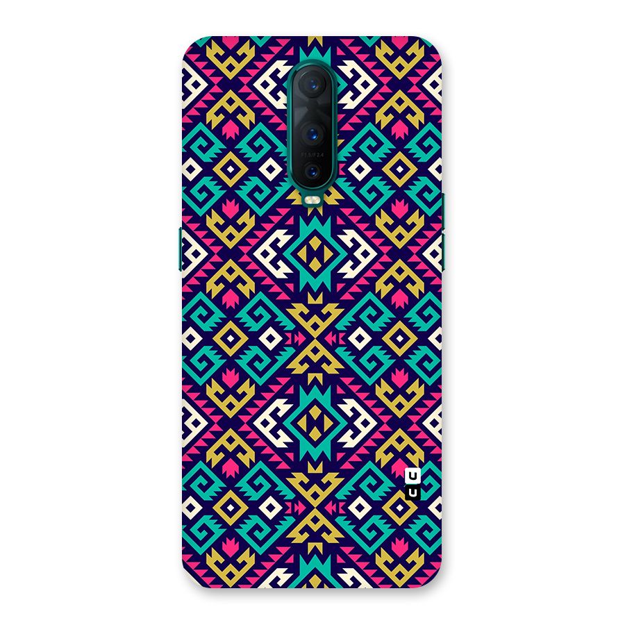 Retro Geometric Pattern Back Case for Oppo R17 Pro