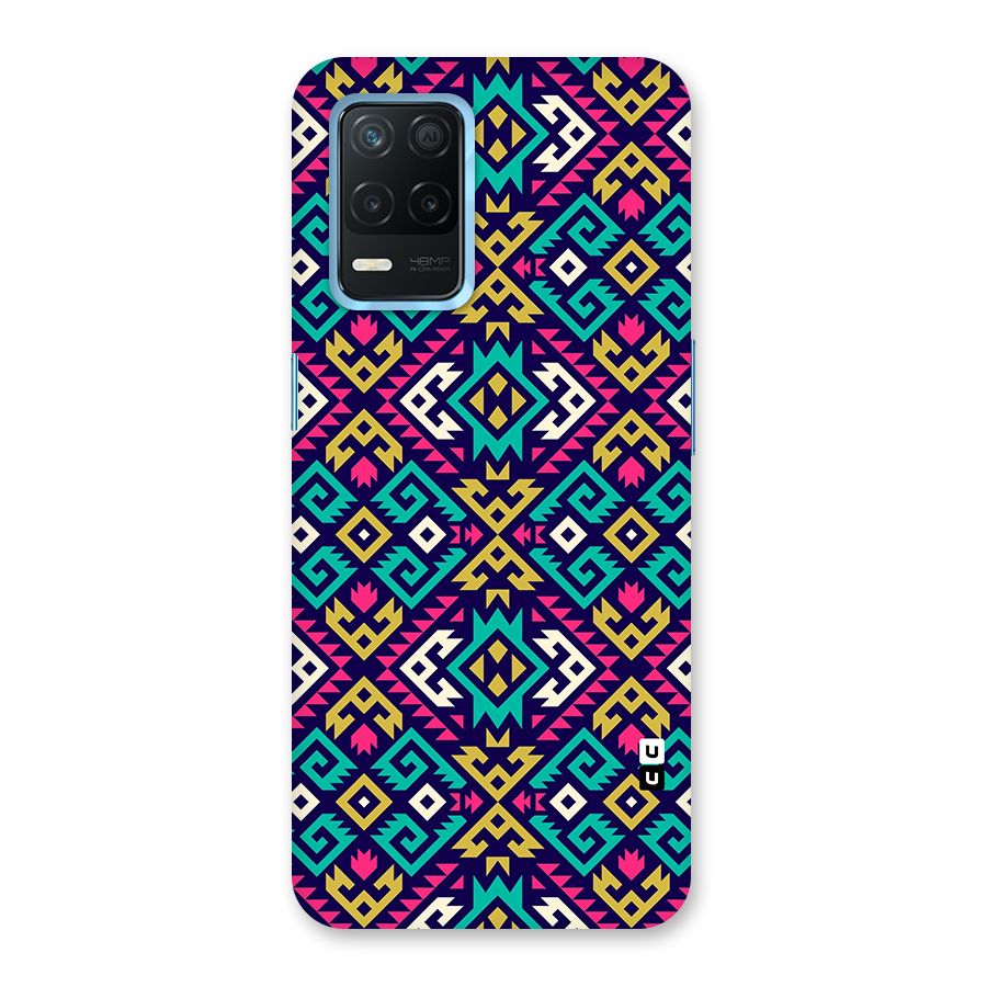 Retro Geometric Pattern Back Case for Realme 8 5G