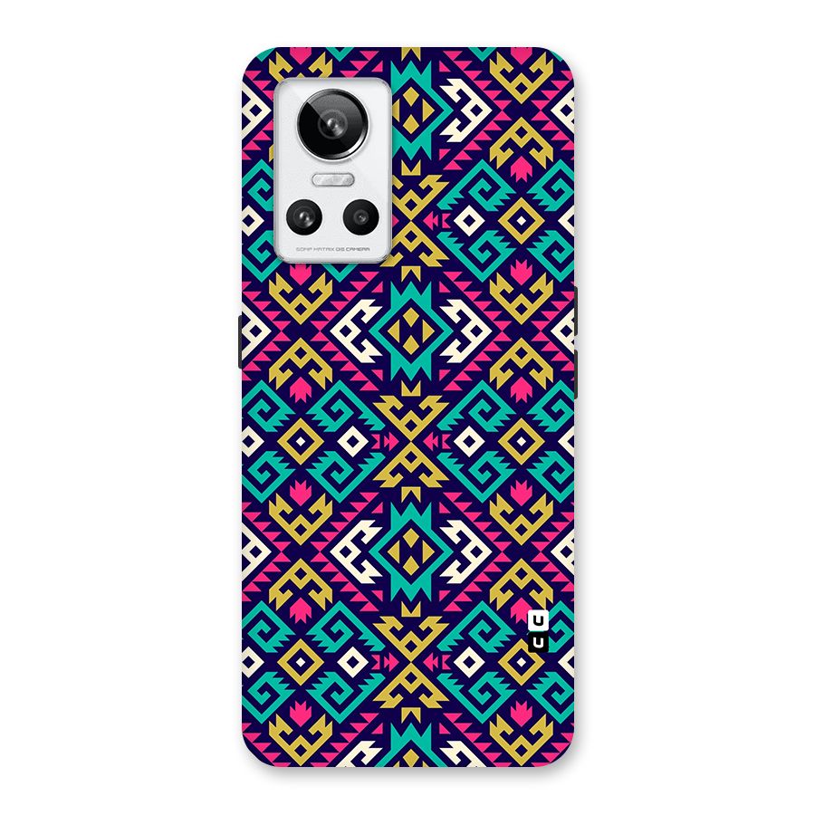 Retro Geometric Pattern Back Case for Realme GT Neo 3