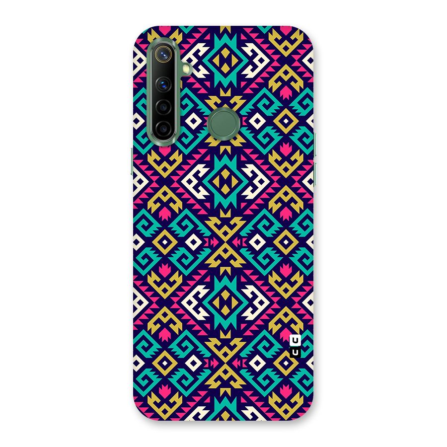Retro Geometric Pattern Back Case for Realme Narzo 10