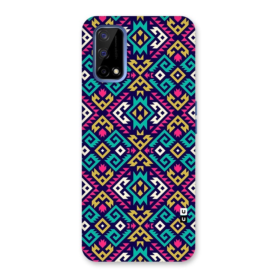 Retro Geometric Pattern Back Case for Realme Narzo 30 Pro