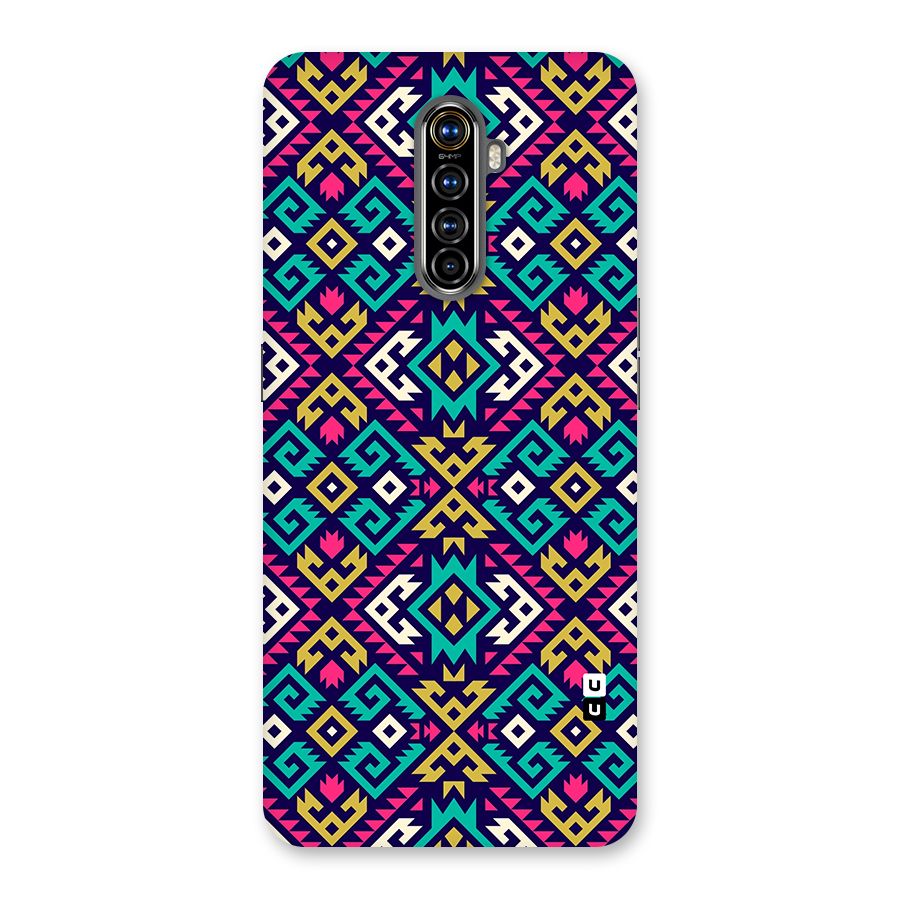 Retro Geometric Pattern Back Case for Realme X2 Pro
