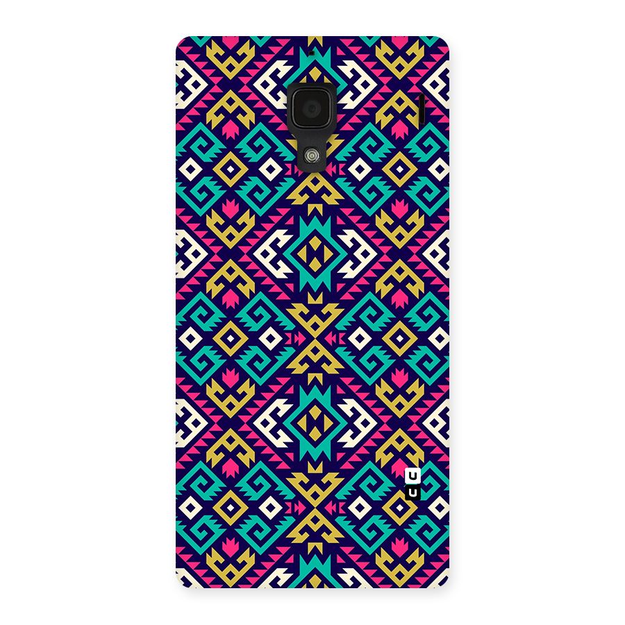 Retro Geometric Pattern Back Case for Redmi 1s