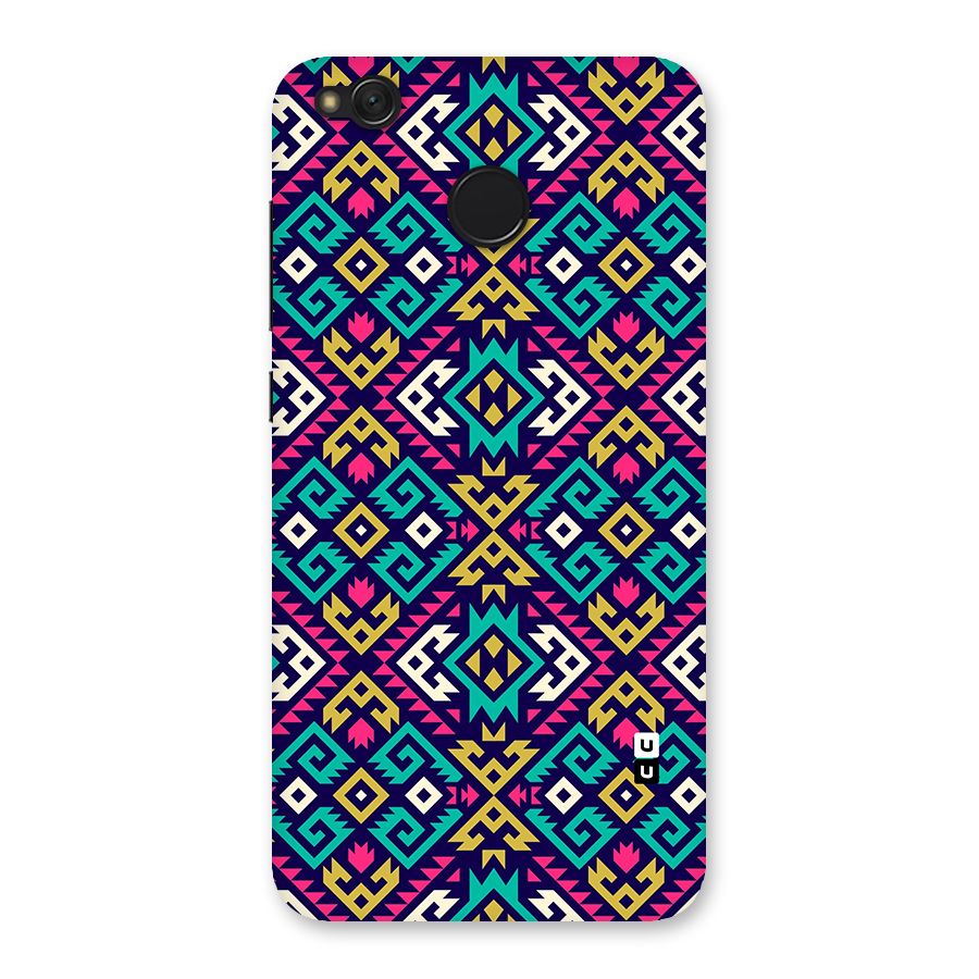 Retro Geometric Pattern Back Case for Redmi 4