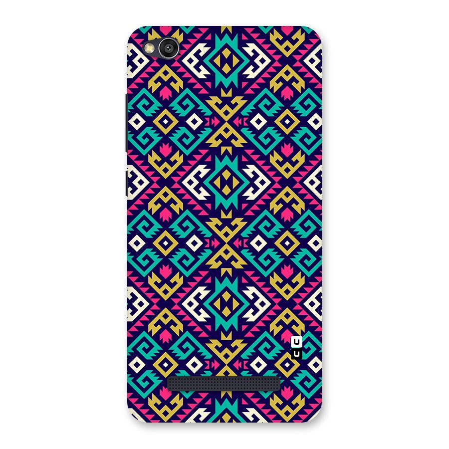 Retro Geometric Pattern Back Case for Redmi 4A