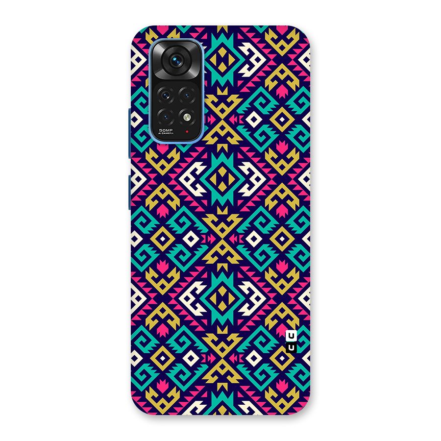 Retro Geometric Pattern Back Case for Redmi Note 11S